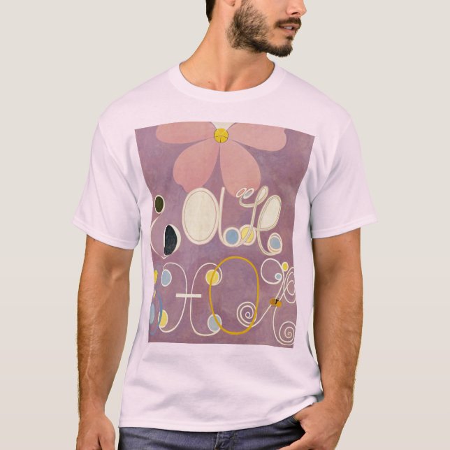 Camiseta Os Dez Maiores, Grupo IV, nº 5, por Hilma af Klint (Frente)