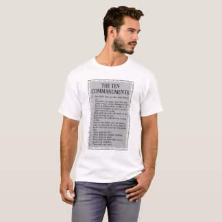 Camiseta Os Dez Mandamentos Bíblia Unisex