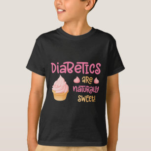 Camiseta Os diabéticos são naturalmente doces