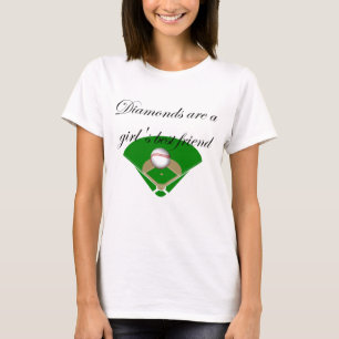 Camiseta Os diamantes são t-shirt do melhor amigo de uma