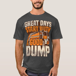 Camiseta Os Dias De excelente Começam Com Um Bom Caminhão D