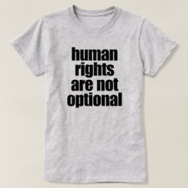CAMISETA OS DIREITOS HUMANOS NÃO SÃO OPCIONAIS