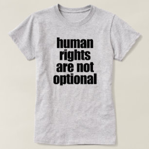 CAMISETA OS DIREITOS HUMANOS NÃO SÃO OPCIONAIS