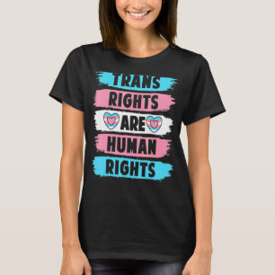 Camiseta Os Direitos Humanos São Transexuais Lgbtq Pr
