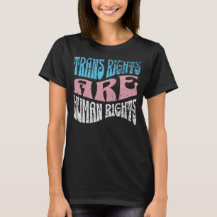 Camiseta Os direitos retro-trans são LGB transgênero de dir