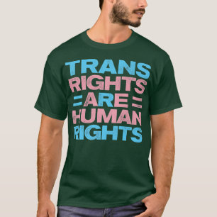 Camiseta Os Direitos Trans São Gay De Direitos Humanos Rain