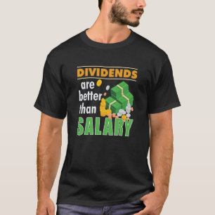 Camiseta Os Dividendos Comerciais Do Mercado De Valores Com
