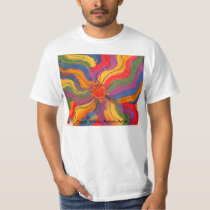 Camiseta Os doces molham o artista do autismo