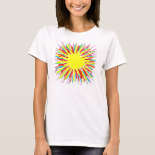 Camiseta Os doces molham o artista do autismo