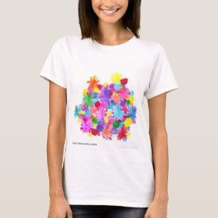 Camiseta Os doces molham o artista do autismo