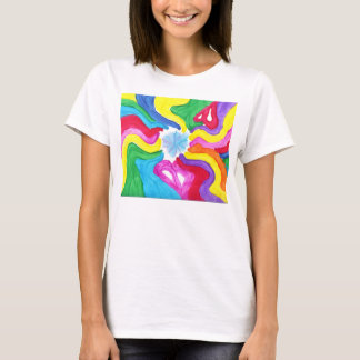 Camiseta Os doces molham o artista do autismo