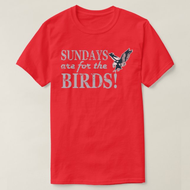 Camiseta Os Domingos São Para As Aves - 3 (Frente do Design)