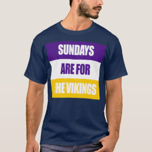 Camiseta Os Domingos São Para Os Vikings 1