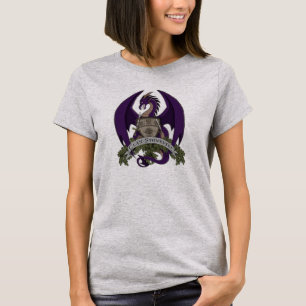 Camiseta Os dragões de Stonefire Crest (roxo), o t-shirt