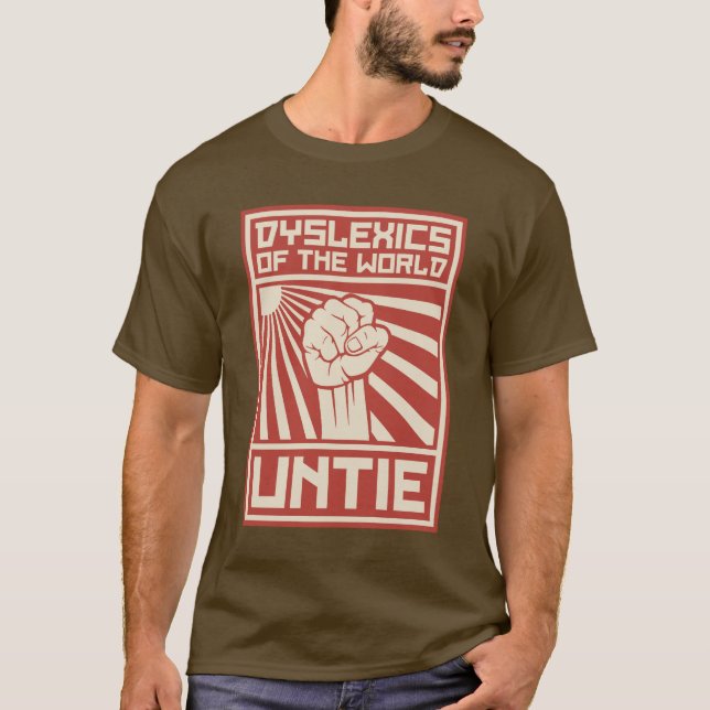 Camiseta Os Dyslexics do mundo DESATAM (Frente)