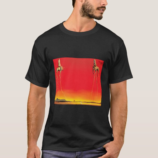 Camiseta Os Elefantes Por Dali (Frente)