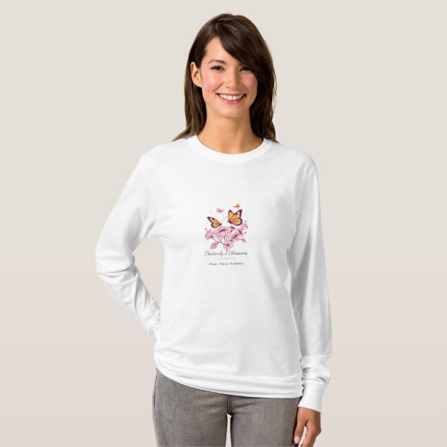 Camiseta Os Elementos do Bem: Esperança, Paz, Bondade (Frente Completa)