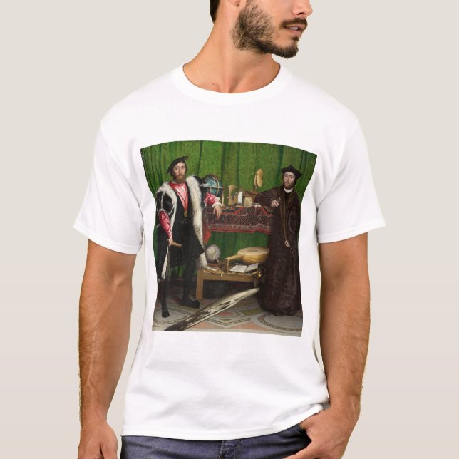 Camiseta Os embaixadores, Holbein, o jovem (Frente)