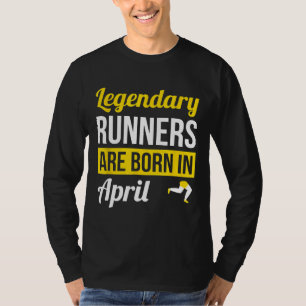 Camiseta Os Empregadores Legendários São Nasceres Em Abril,