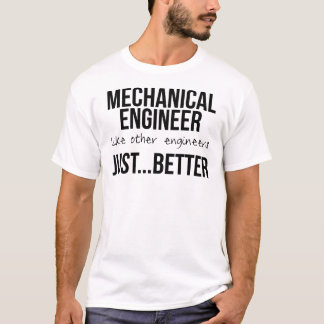 Camiseta Os Engenheiros Mecânicos De Presente De Design De 