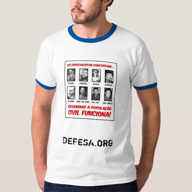 Camiseta Os especialistas concordam (Frente)