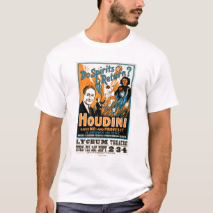 Camiseta Os espírito retornam? Houdini diz NÃO - prova-o