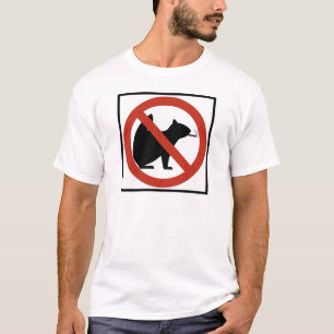 Camiseta Os esquilos não fumadores permitiram o sinal da