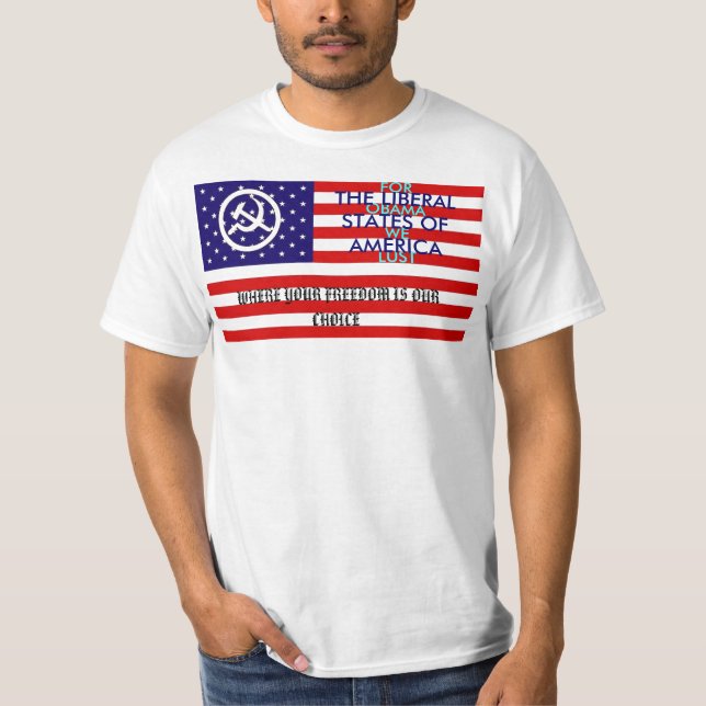 Camiseta Os estados liberais de América (Frente)