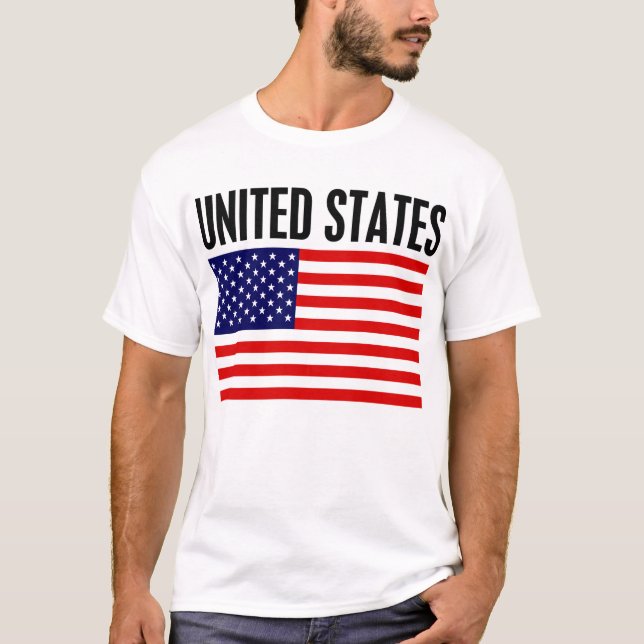 Camiseta Os Estados Unidos (Frente)