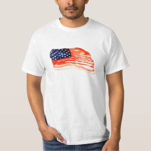 Camiseta Os Estados Unidos do bacon