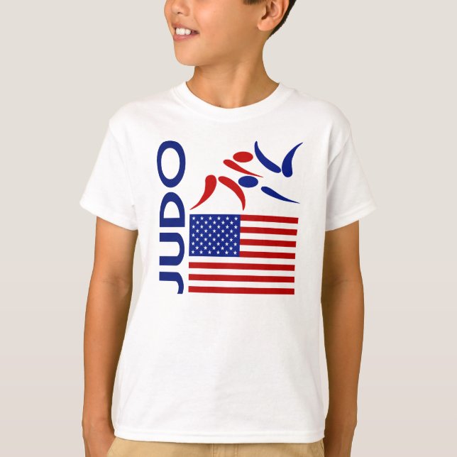Camiseta Os Estados Unidos do judo (Frente)