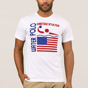 Camiseta Os Estados Unidos do pólo aquático