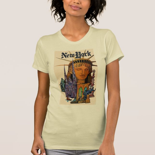 Camiseta Os Estados Unidos. New York (Frente)