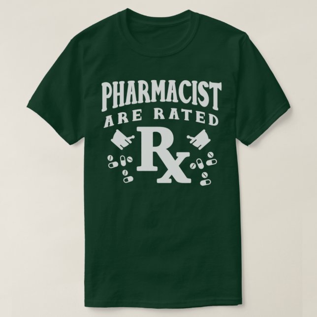 Camiseta Os Farmacêuticos São Técnicos De Farmacovigilância (Frente do Design)