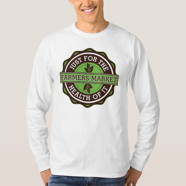 Camiseta Os fazendeiros introduzem no mercado apenas para a (Frente)