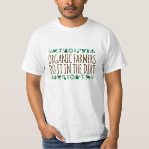 Camiseta Os fazendeiros orgânicos do ` surpreendente