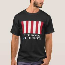 Camiseta Os Filhos da Bandeira da Liberdade em Dark Bkgd.