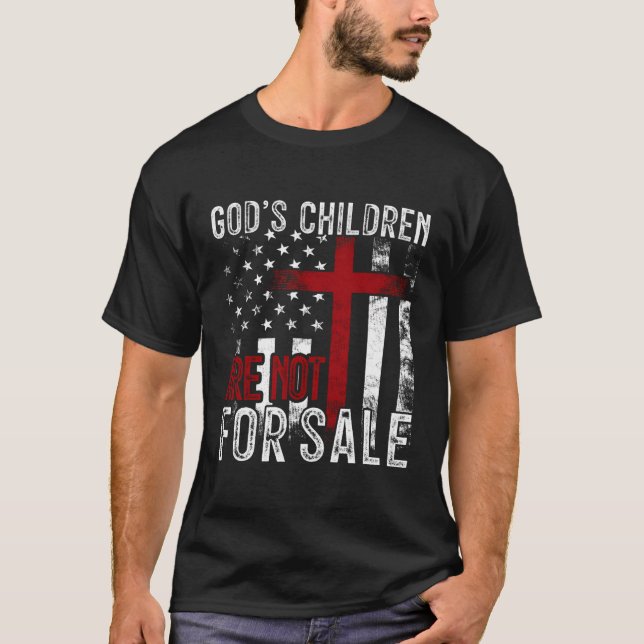 Camiseta Os Filhos De Deus Não São Para Vender A Pavilhão D (Frente)