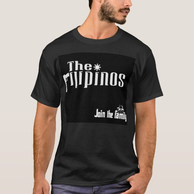 Camiseta Os filipinos: Junte-se à família (Frente)
