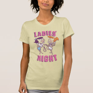 Camiseta Os Flintstones  Betty & Wilma - Noite feminina