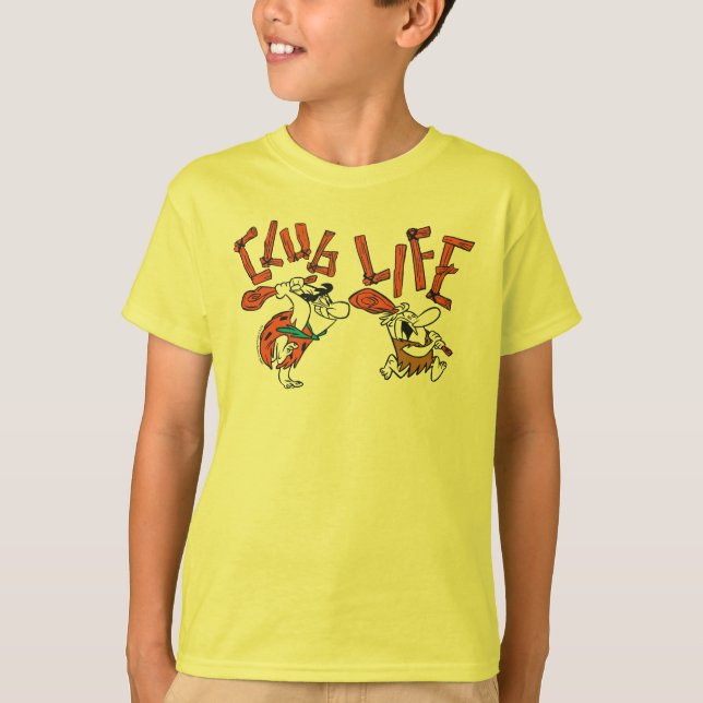 Camiseta Os Flintstones | Fred & Barney - Club Life (Frente)