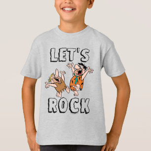 Camiseta Os Flintstones Fred & Barney - Vamos Rock