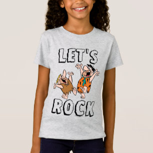 Camiseta Os Flintstones Fred & Barney - Vamos Rock