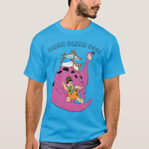 Camiseta Os Flintstones   Fred que desliza abaixo da cauda
