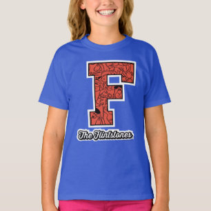 Camiseta Os Flintstones Monograma de estilo colegial