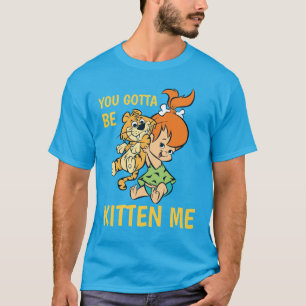 Camiseta Os Flintstones  Pebolhas e seu Tigre