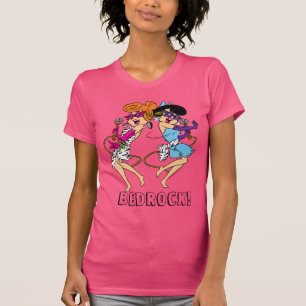 Camiseta Os Flintstones   Wilma & estrelas do rock de Betty