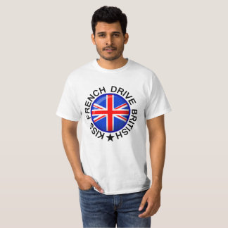 CAMISETA OS FRANCESES DO BEIJO CONDUZEM INGLESES.