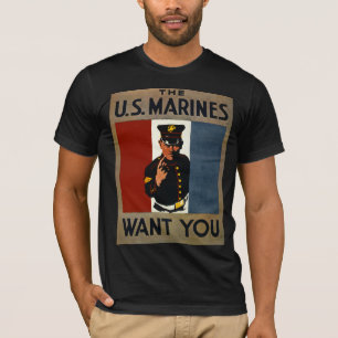 Camiseta Os Fuzileiros Navais dos EUA Querem Você