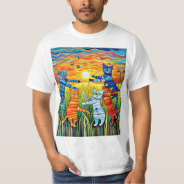Camiseta Os Gatos Dançantes